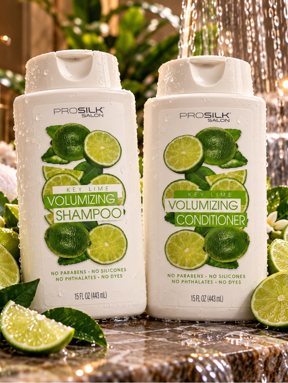 Prosilk Salon Key Lime Volumizing Shampoo & Conditioner